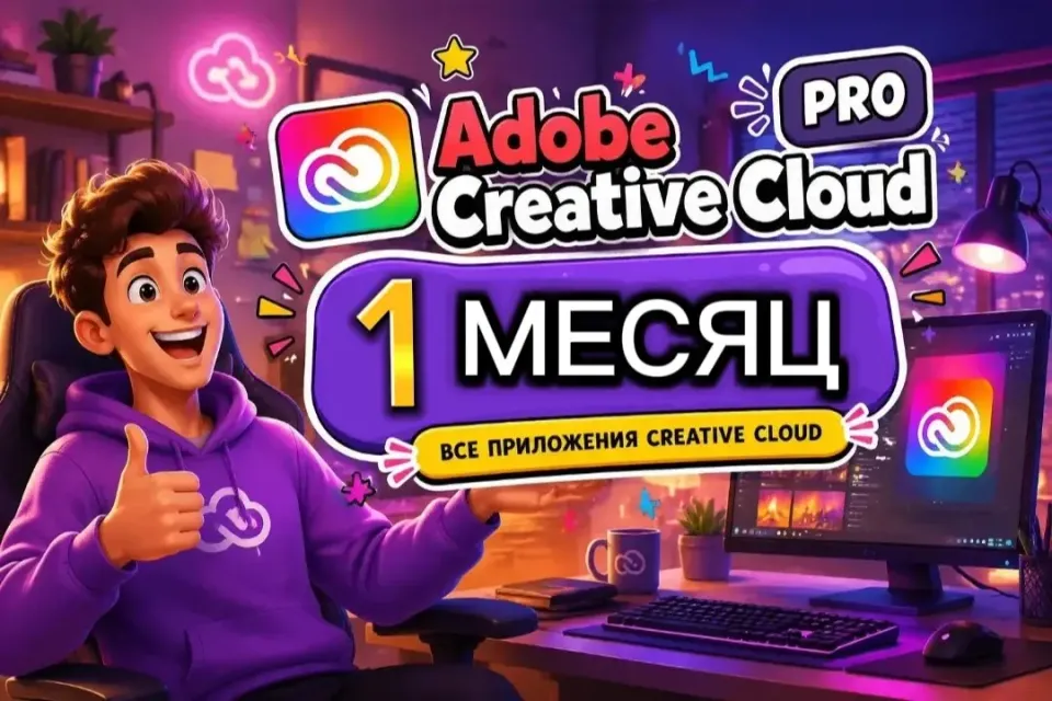 🔥Adobe Creative Cloud на 1 месяц | ЛИЧНАЯ АККАУНТ✅