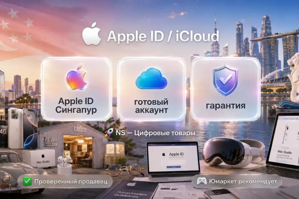 🔰 Готовый Apple ID — [Сингапур / Без 2FA] 🔰