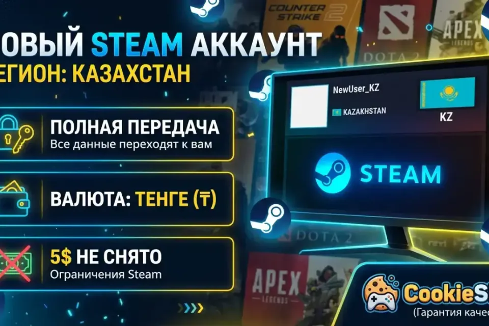 ⚡️ [АВТО-ВЫДАЧА] АККАУНТ [КАЗАХСТАН] • НАВСЕГДА 🔥