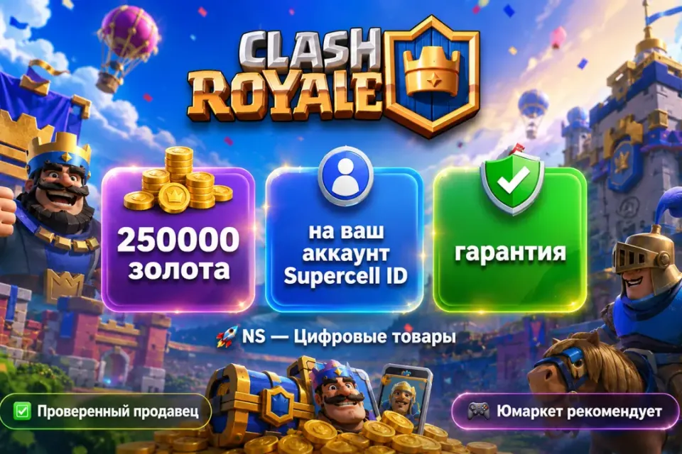 🔰 Clash Royale — [250000 золота на Ваш аккаунт] 🔰