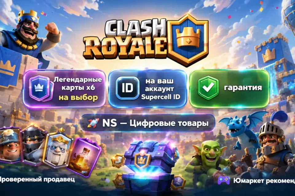 🔰 Clash Royale — [легендарные карты х6 на выбор на Ваш аккаунт] 🔰