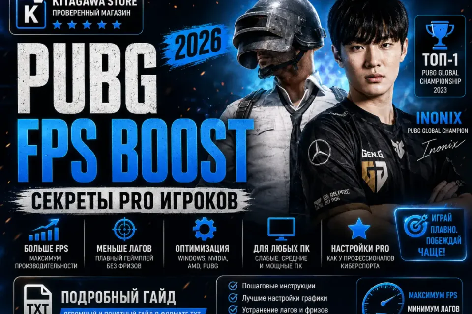 🚀 PUBG FPS BOOST 2026 | Секреты PRO Игроков | Полная Оптимизация ПК