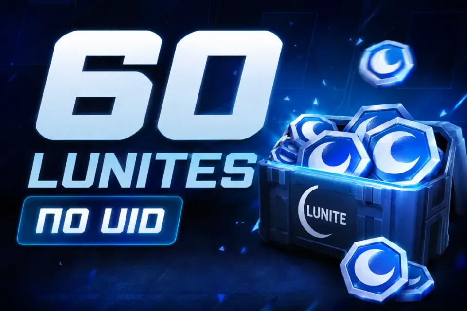 💿【 60 Лунитов 】💿【 по UID / Без входа 】🚀【 АВТОВЫДАЧА 24/7】🍀