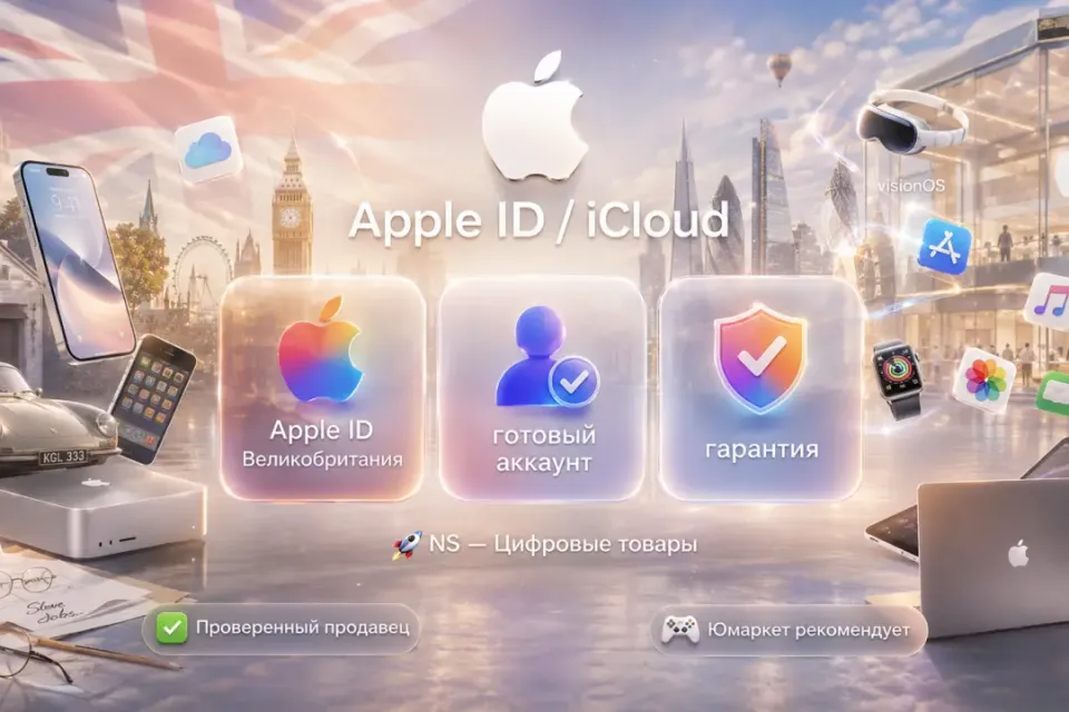 🔰 Готовый Apple ID — [Великобритания / Без 2FA] 🔰