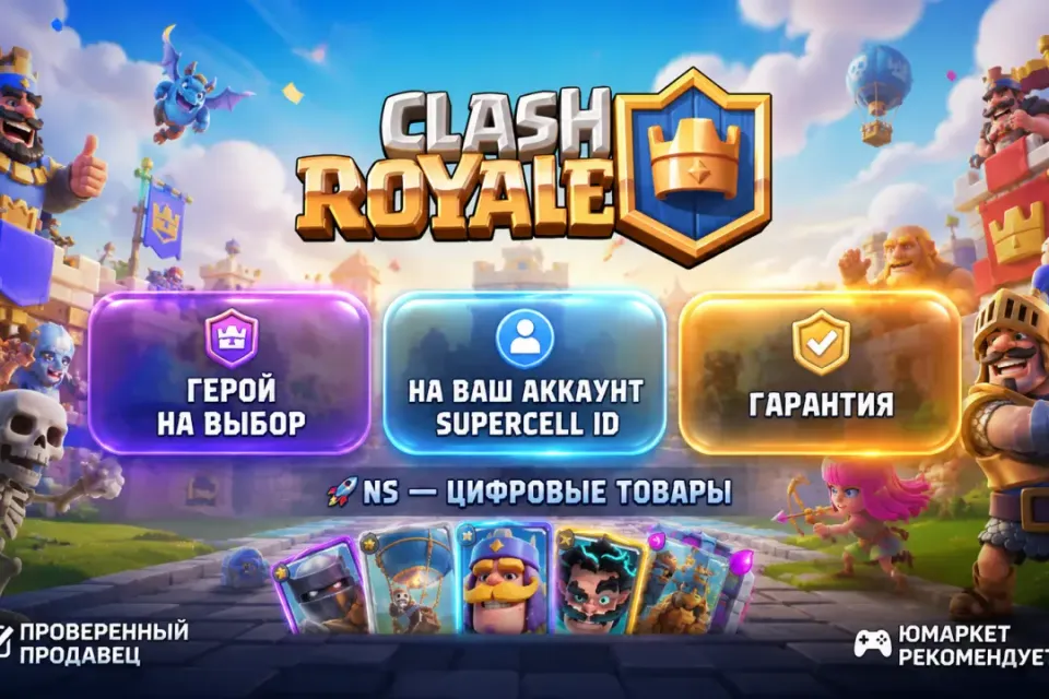🔰 Clash Royale — [герой на выбор на Ваш аккаунт] 🔰