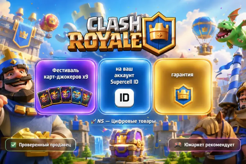 🔰 Clash Royale — [фестиваль карт джокеров х9 на Ваш аккаунт] 🔰