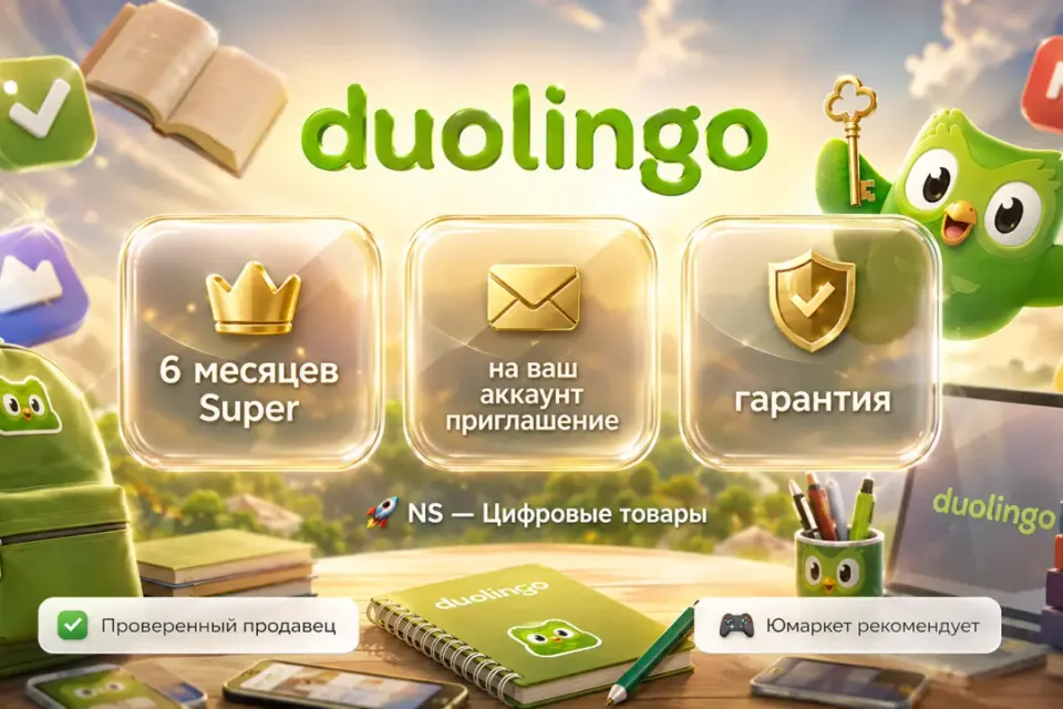🔰 Duolingo Super — [6 месяцев подписка на Ваш аккаунт] 🔰