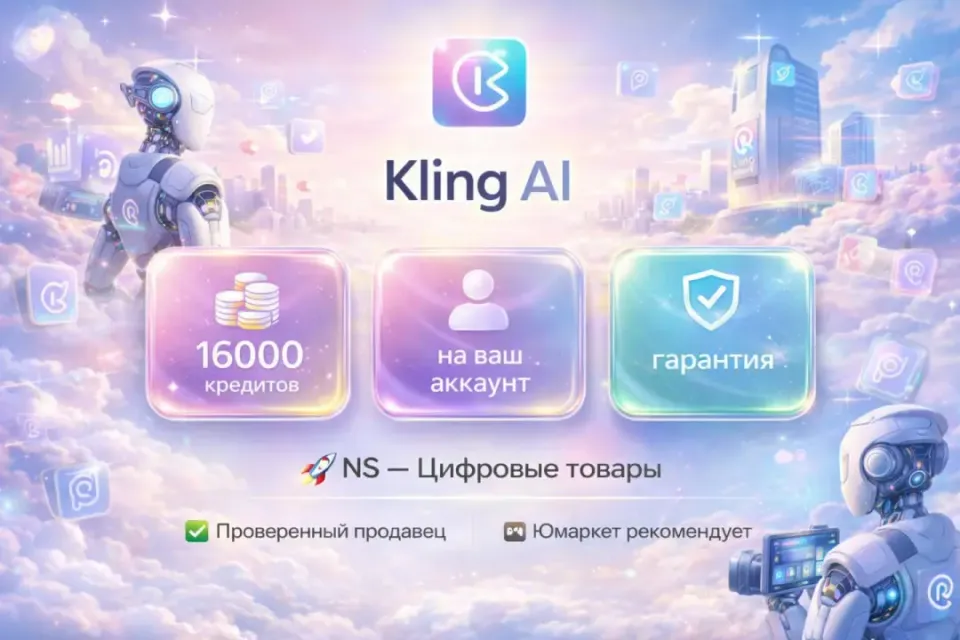 🔰 Kling AI — [16000 кредитов / без подписки / на Ваш аккаунт] 🔰