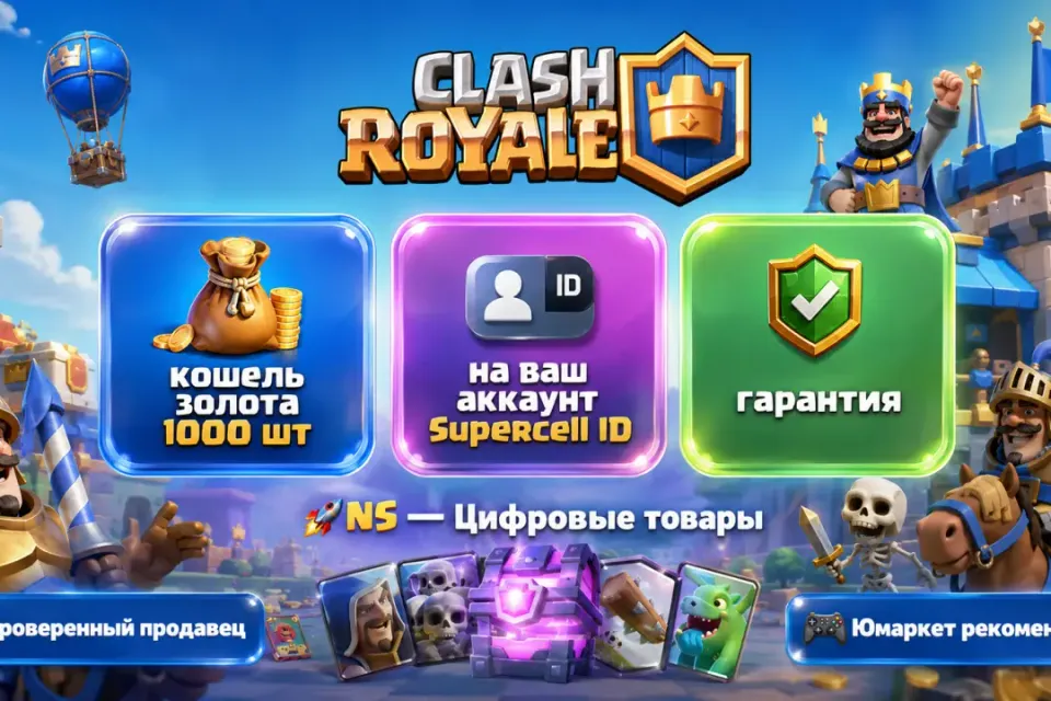 🔰 Clash Royale — [кошель золота 1000 шт на Ваш аккаунт] 🔰