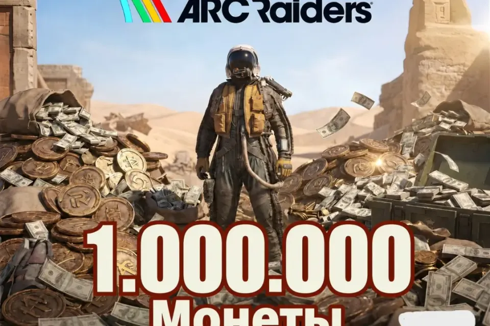 🟡 1.000.000 монет 🟡 ARC Raiders ✅ МГНОВЕННО ⭐