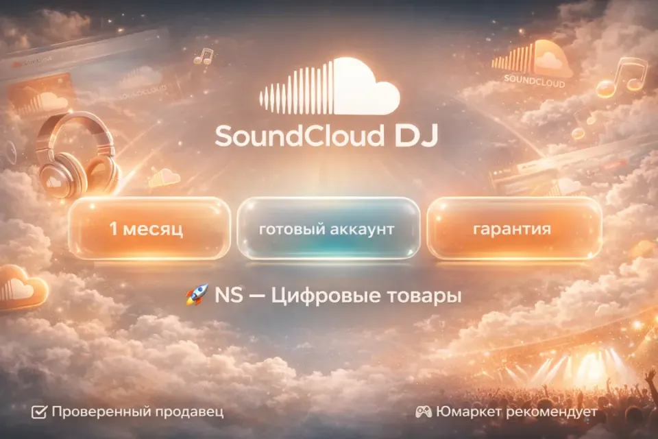 🔰 SoundCloud DJ — [1 месяц готовый аккаунт] 🔰