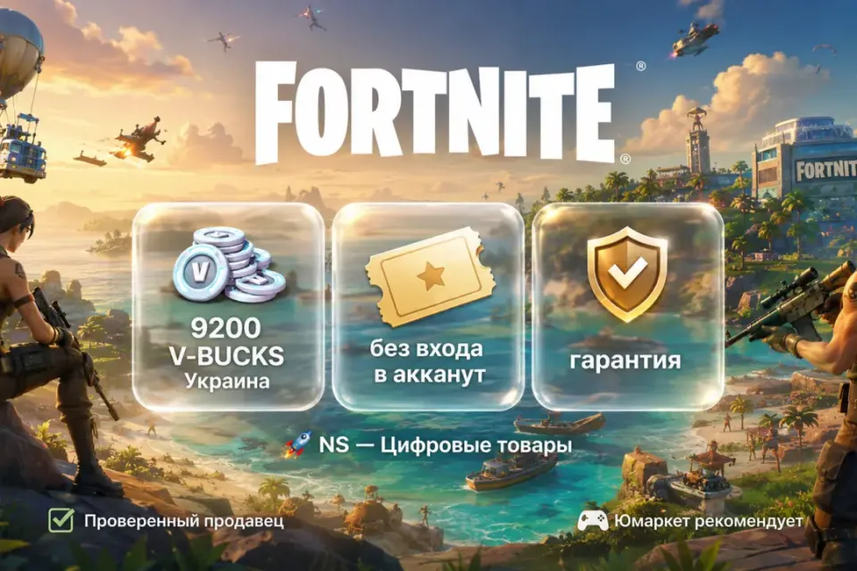 🔰 Fortnite Украина — [9200 V-BUCKS / любая платформа / без входа в акканут] 🔰