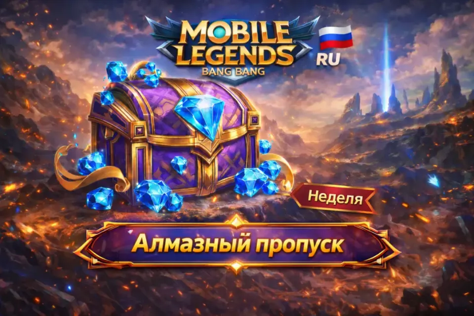 💎АЛМАЗНЫЙ ПРОПУСК(НЕДЕЛЯ)💎 ПО USER ID И ZONE ID💎 МОМЕНТАЛЬНО 💎