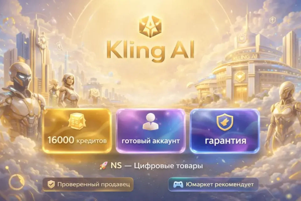 🔰 Kling AI — [16000 кредитов / без подписки / готовый аккаунт] 🔰