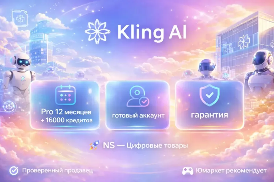 🔰 Kling AI Pro — [12 месяцев 24000 + 16000 кредитов / готовый аккаунт] 🔰