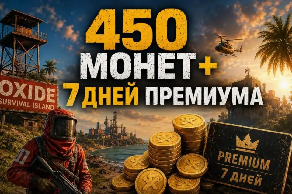 ✨450 Монет + 7дней Премиум по ID Без входа ОФИЦИАЛЬНО✅ Моментальное✅