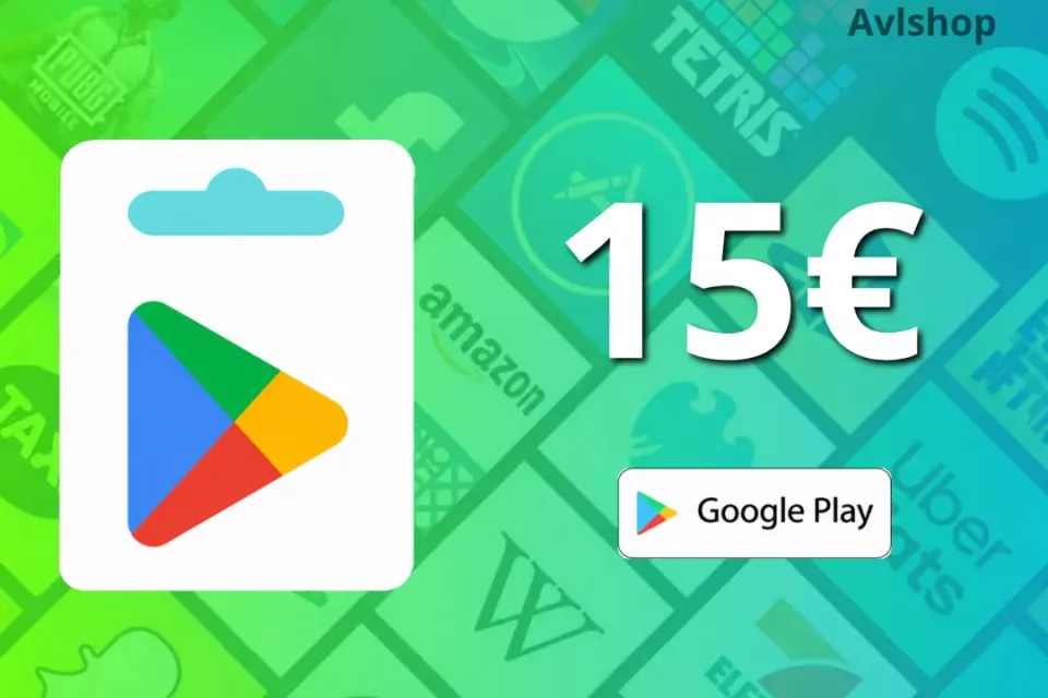 🎁 15 EUR – Подарочная карта Google Play 🇩🇪 Автовыдача!