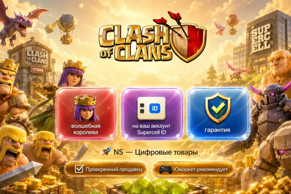 🔰 Clash of Clans — [волшебная королева на Ваш аккаунт] 🔰