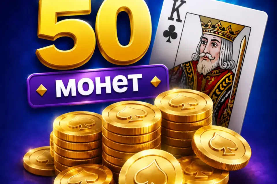 🔥 50 МОНЕТ «ДУРАК ОНЛАЙН» — ДЕШЕВО! 🔥