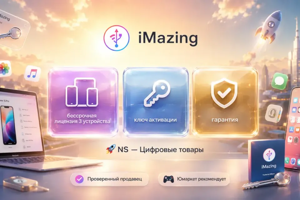 🔰 iMazing Бессрочная лицензия — [3 устройства на Ваш аккаунт] 🔰