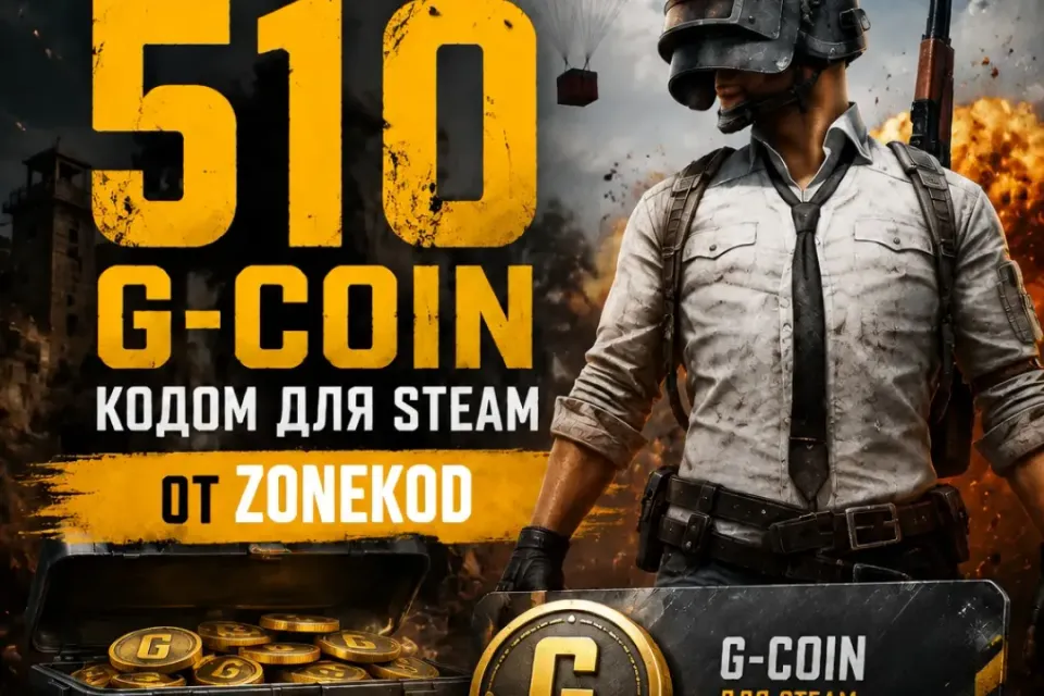 ⭐PUBG | Моментально | Код Steam | Любой сервер⭐🔥🍁510 G-coin🍁🔥