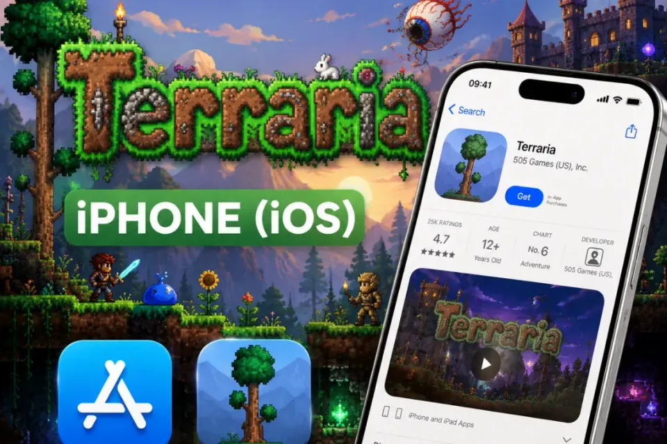 🔥Terraria на iOS, iPhone и iPad + БОНУС 🎁