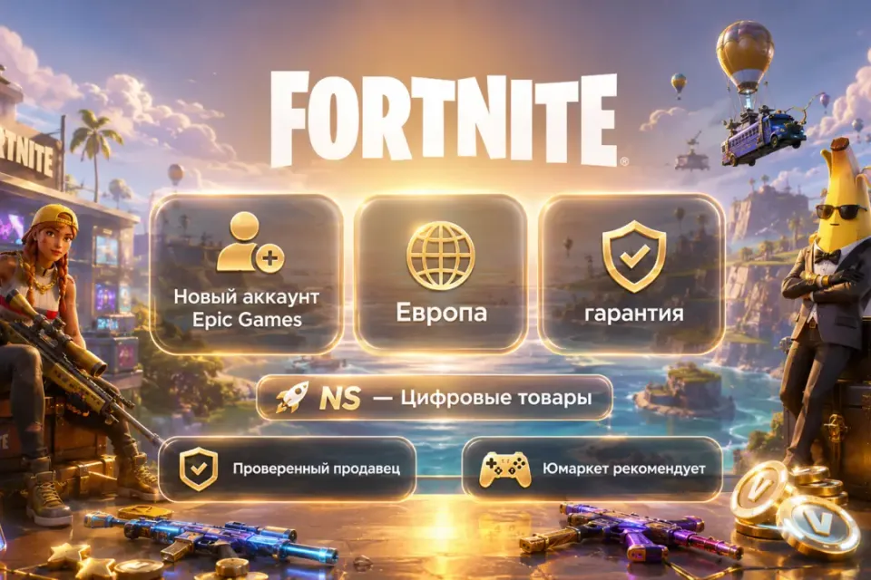 🔰 Fortnite Epic Games — [новый аккаунт Европа] 🔰