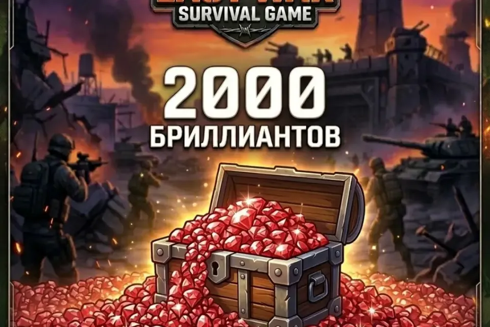 ♦️Last War: Survival♦️2000 Бриллиантов♦️БЫСТРО И НАДЁЖНО♦️ВХОД ЧЕРЕЗ ПОЧТУ♦️