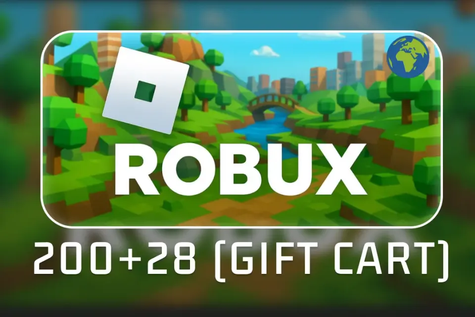 🎁 Roblox Gift Card — 200+ Robux
