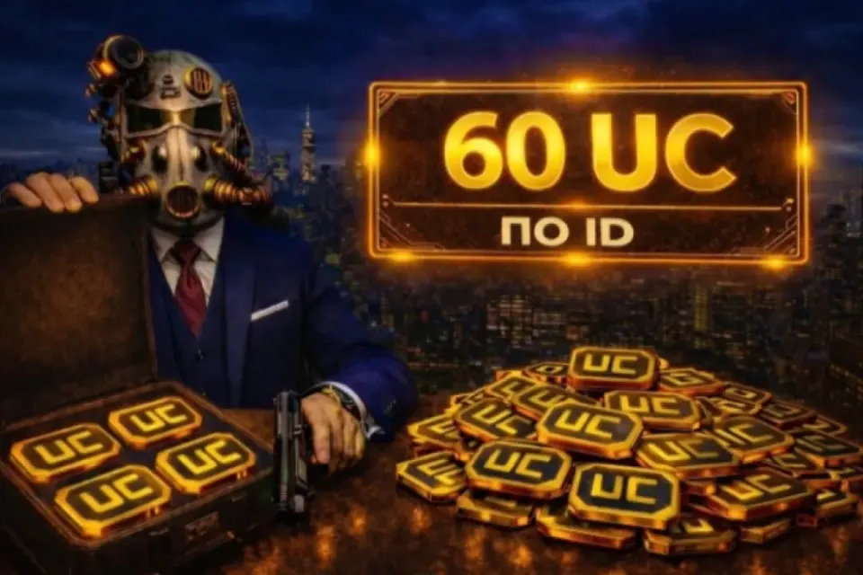 ✅ 60 UC ПО ID ✅ БЫСТРАЯ ДОСТАВКА ✅