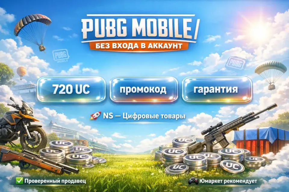 🔰 Pubg Mobile — [720 UC / Код / Глобальный] 🔰