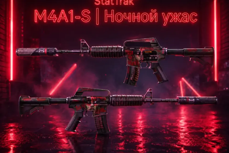 🔺StatTrak™ M4A1-S | Ночной ужас🔺