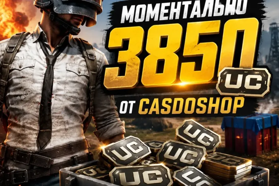 ⭐Pubg Mobile | Моментально | По ID | Международный сервер⭐🔥🎯3850 UC🎯🔥