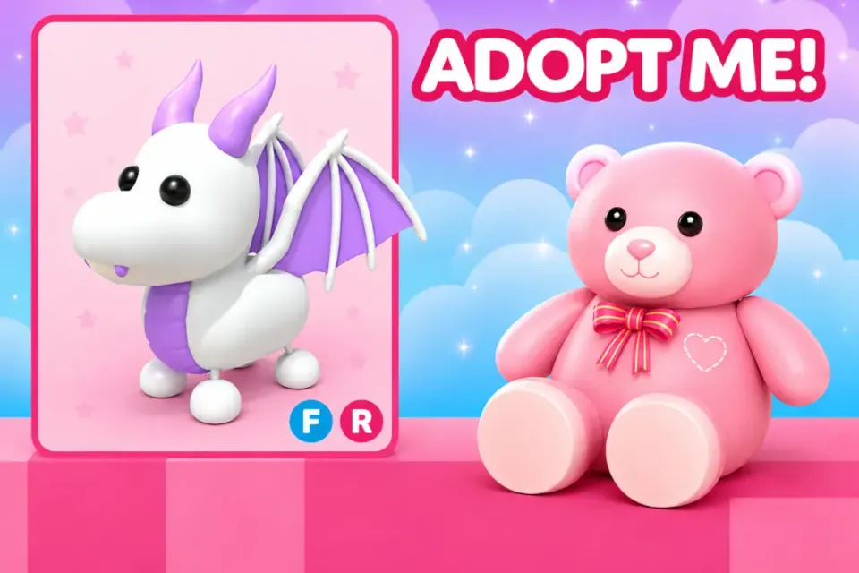 🌠FR LAVENDER DRAGON / ЛАВАНДОВЫЙ / ОЧЕНЬ РЕДКИЙ ПЕТ / СКИДКА! / ADOPT ME / ПРИМИ МЕНЯ🌠