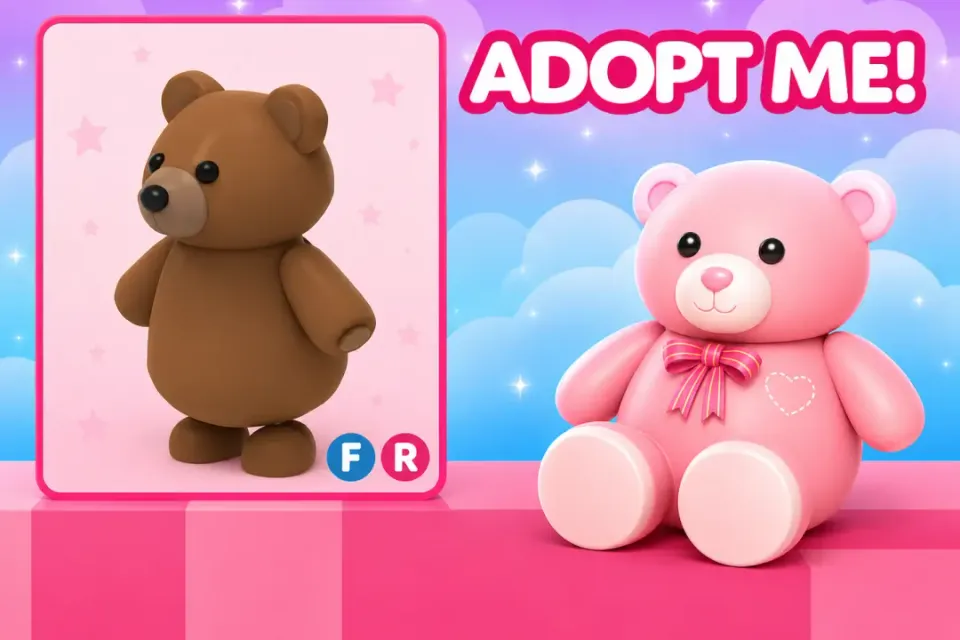 🌠FR BROWN BEAR / МЕДВЕДЬ / ОЧЕНЬ РЕДКИЙ ПЕТ / СКИДКА! / ADOPT ME / ПРИМИ МЕНЯ🌠