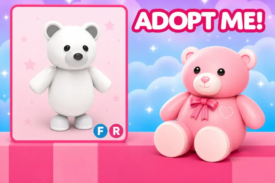 🌠FR POLAR BEAR / ПОЛЯРНАЯ МЕДВЕДЬ / ОЧЕНЬ РЕДКИЙ ПЕТ / СКИДКА! / ADOPT ME / ПРИМИ МЕНЯ🌠