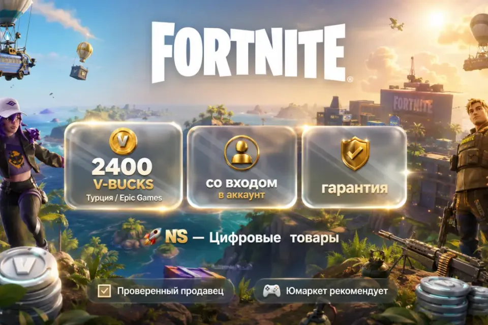 🔰 Fortnite Epic Games — [2400 V-BUCKS Турция на Ваш аккаунт] 🔰