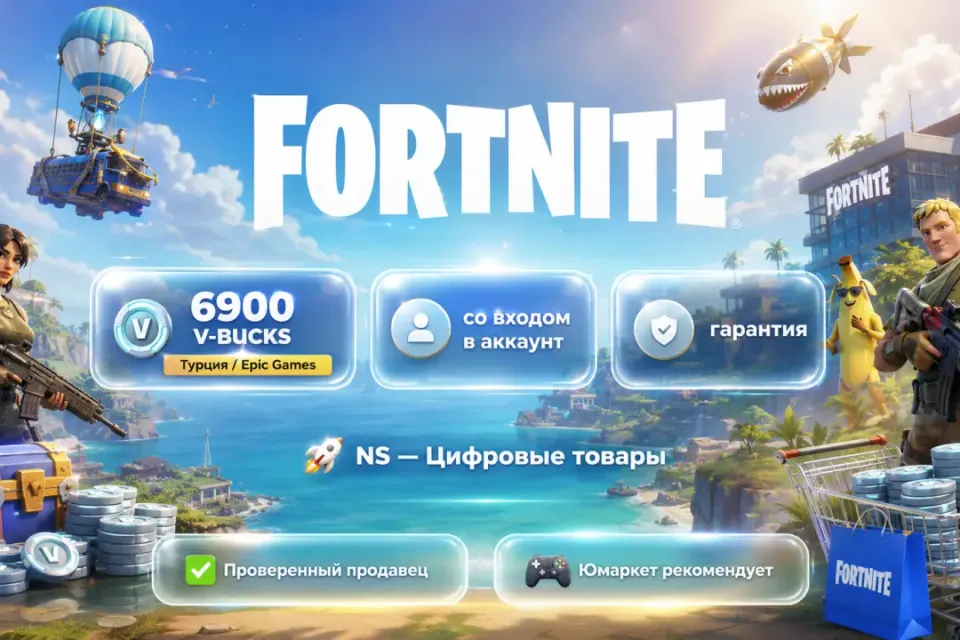 🔰 Fortnite Epic Games — [6900 V-BUCKS Турция на Ваш аккаунт] 🔰