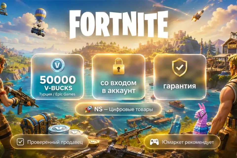 🔰 Fortnite Epic Games — [50000 V-BUCKS Турция на Ваш аккаунт] 🔰