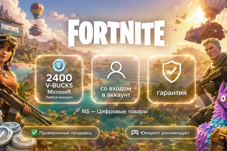 🔰 Fortnite Epic Games Microsoft — [2400 V-BUCKS Турция / Украина на Ваш аккаунт] 🔰