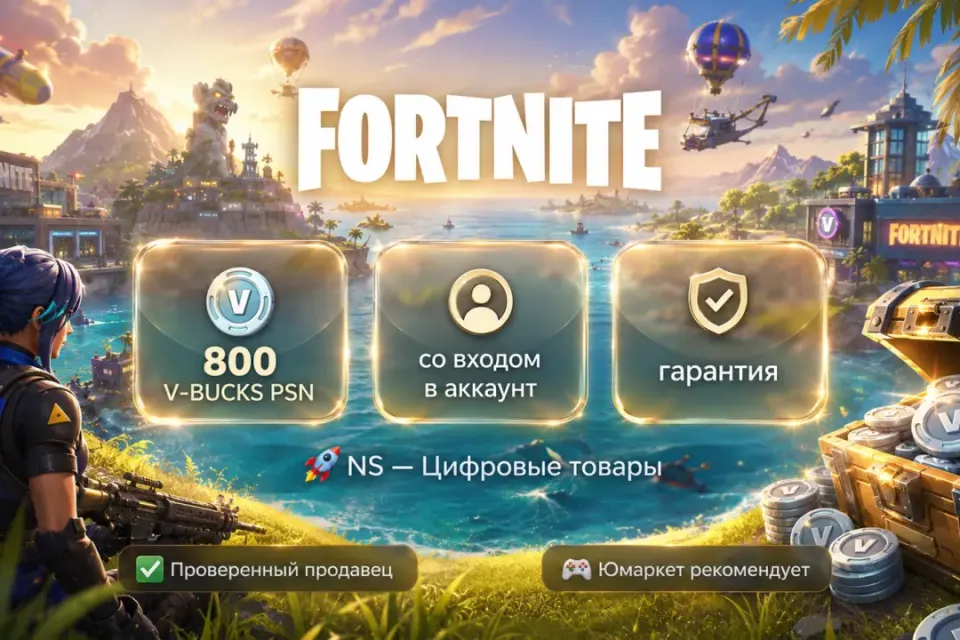 🔰 Fortnite Epic Games PlayStation — [800 V-BUCKS Турция / Украина на Ваш аккаунт] 🔰