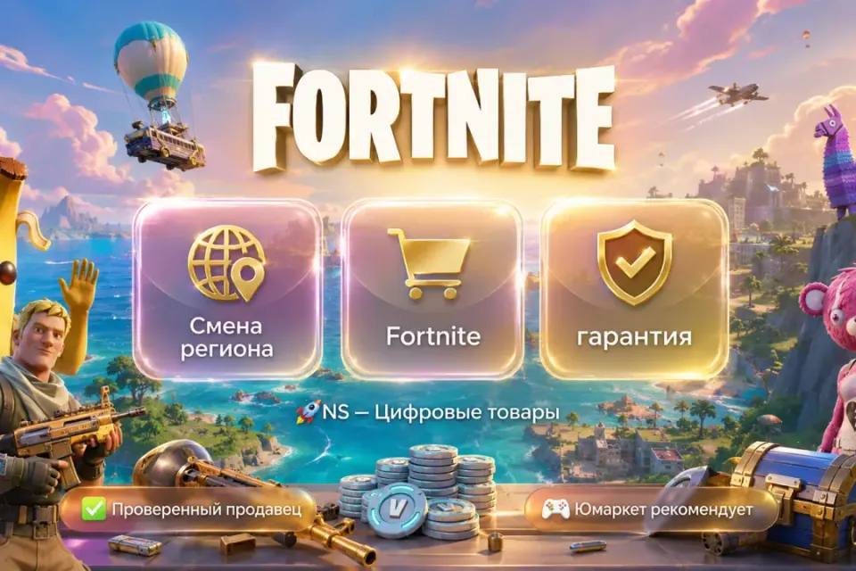 🔰 Fortnite Epic Games — [смена региона Турция / Украина на Ваш аккаунт] 🔰