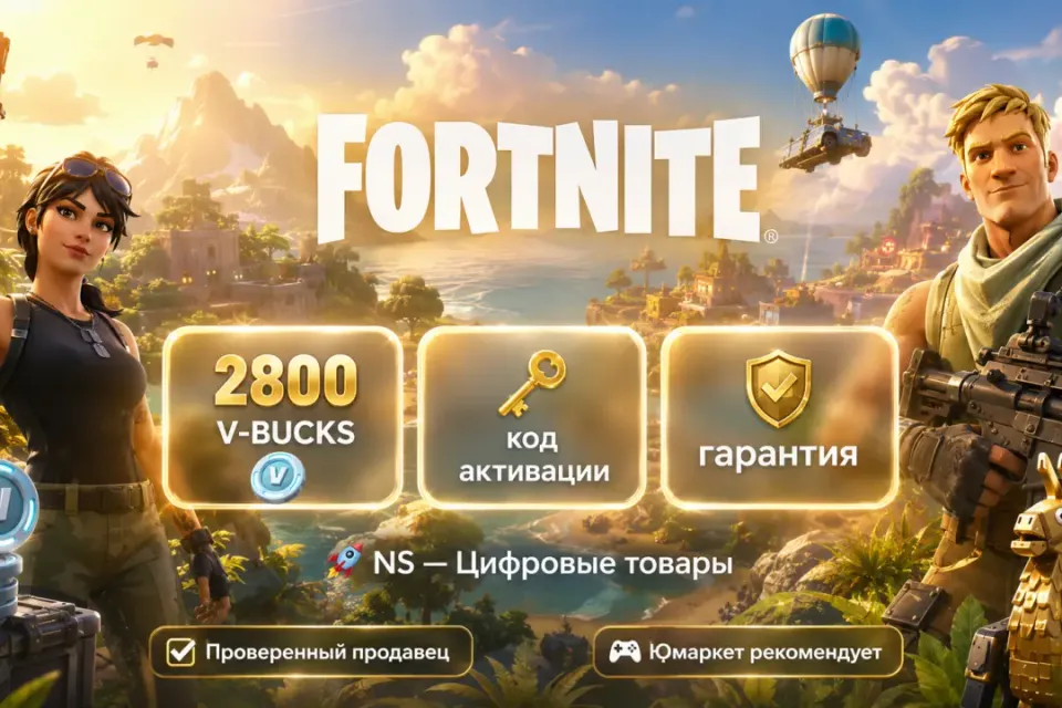 🔰 Fortnite — [2800 V-BUCKS PlayStation / Xbox / Nintendo / ПК / Код] 🔰