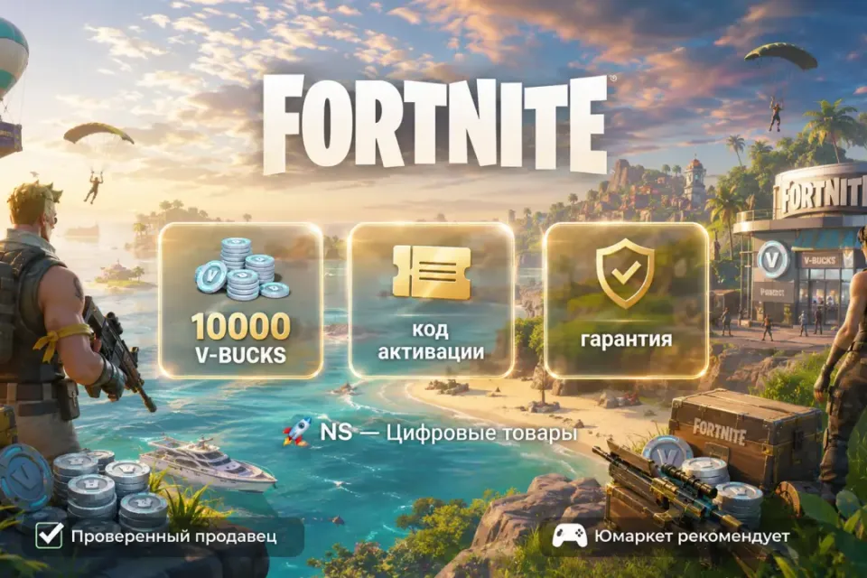 🔰 Fortnite — [10000 V-BUCKS PlayStation / Xbox / Nintendo / ПК / Код] 🔰