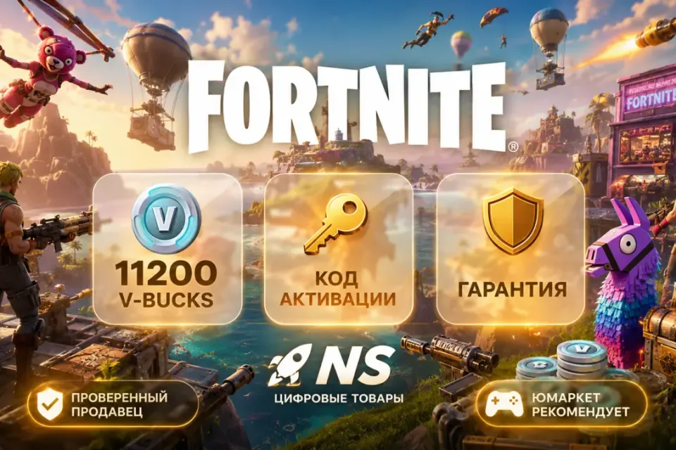 🔰 Fortnite — [11200 V-BUCKS PlayStation / Xbox / Nintendo / ПК / Код] 🔰