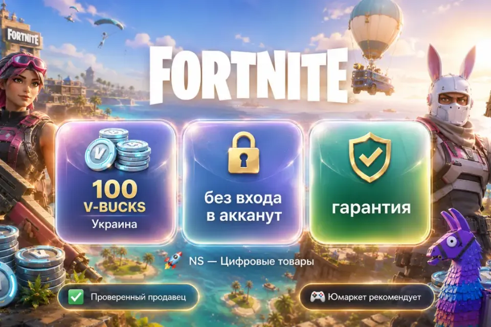 🔰 Fortnite Украина — [100 V-BUCKS / любая платформа / без входа в акканут] 🔰