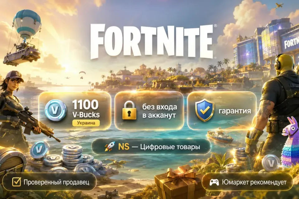 🔰 Fortnite Украина — [1100 V-BUCKS / любая платформа / без входа в акканут] 🔰