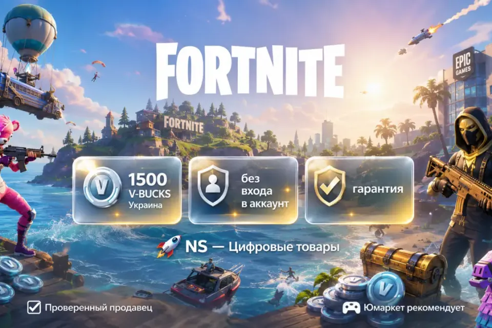 🔰 Fortnite Украина — [1500 V-BUCKS / любая платформа / без входа в акканут] 🔰