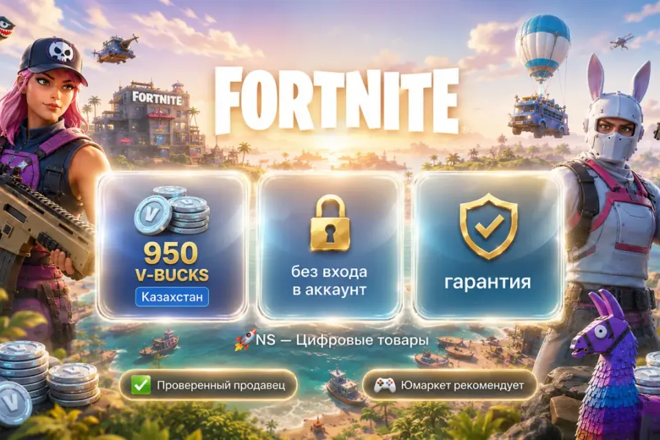 🔰 Fortnite Казахстан — [950 V-BUCKS / любая платформа / без входа в акканут] 🔰