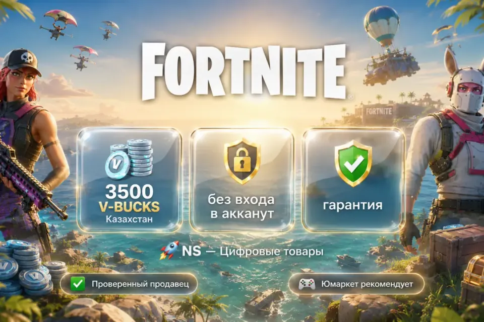 🔰 Fortnite Казахстан — [3500 V-BUCKS / любая платформа / без входа в акканут] 🔰